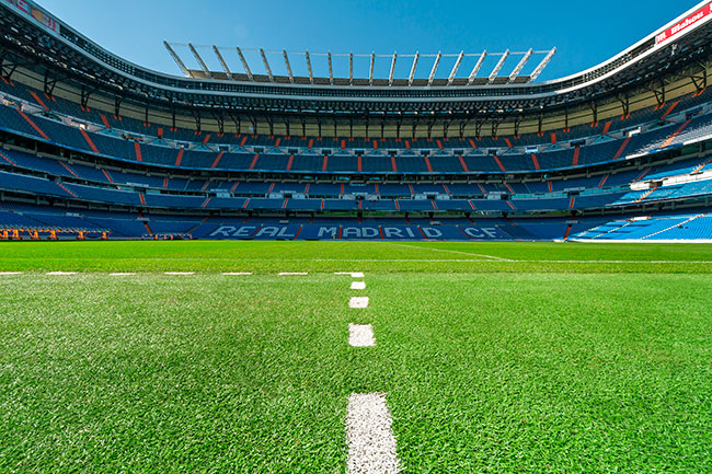 Fotomural o vinilos bernabeu cesped futbol